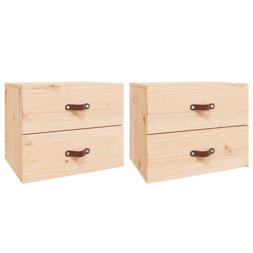 Wall-mounted bedside tables 2 pcs. 50x36x40 cm