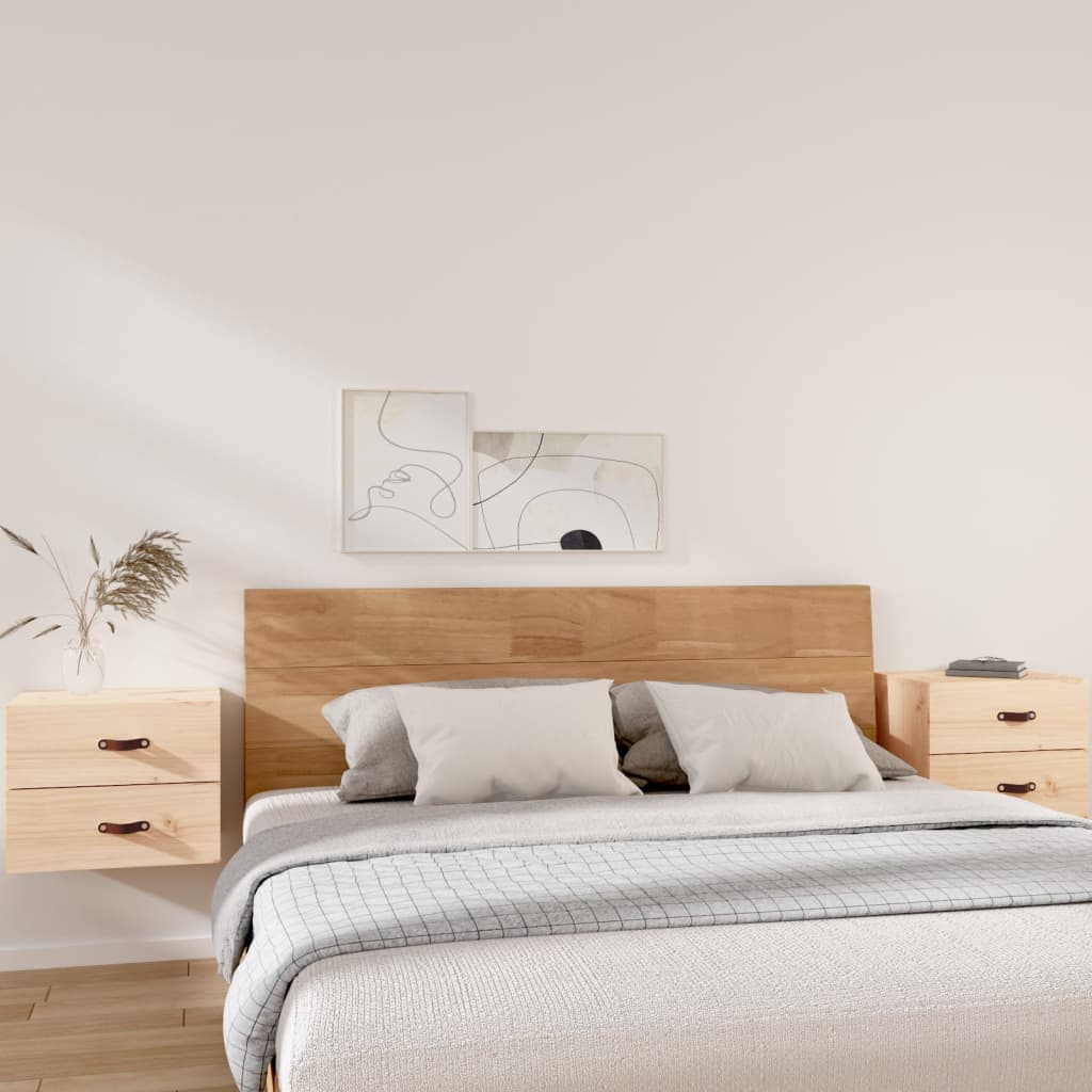 Wall-mounted bedside tables 2 pcs. 50x36x40 cm