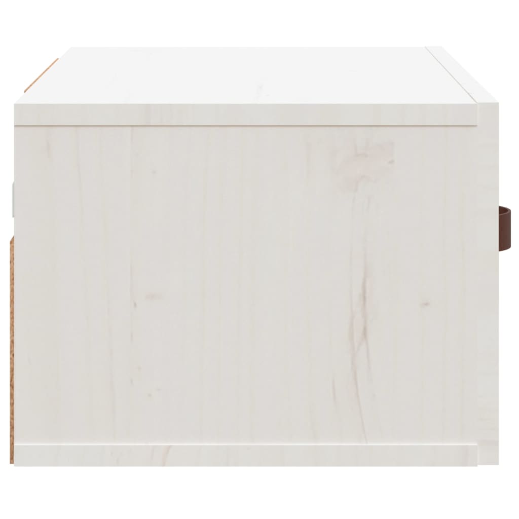 Wall Bedside Table White 40x29.5x22 cm