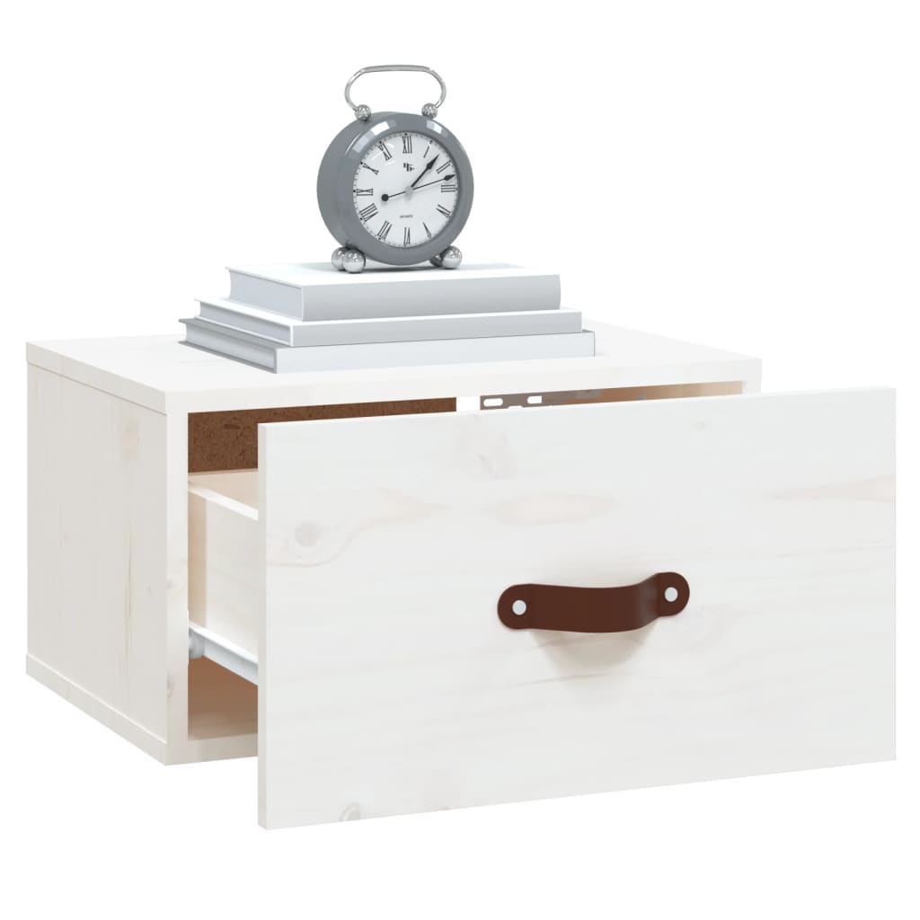 Wall Bedside Tables 2 pcs. White 40x29.5x22 cm