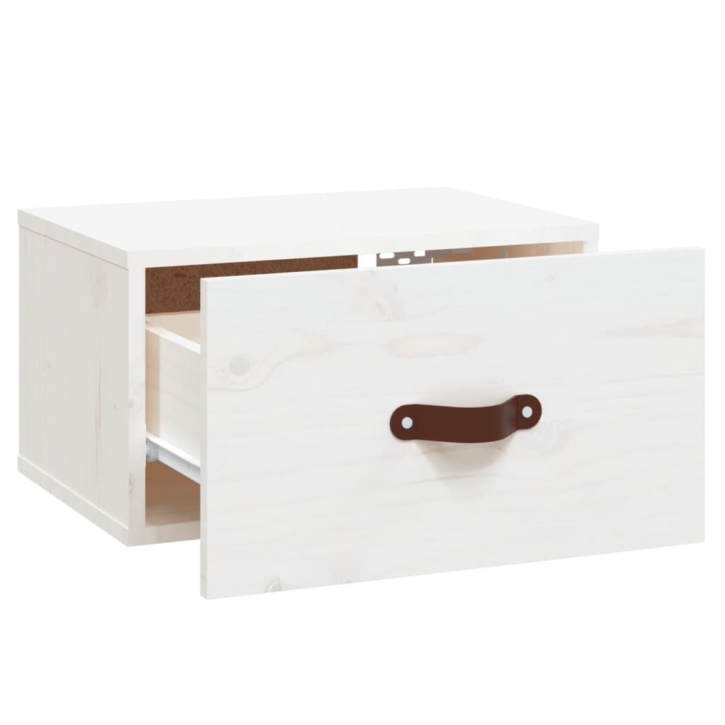 Wall Bedside Tables 2 pcs. White 40x29.5x22 cm