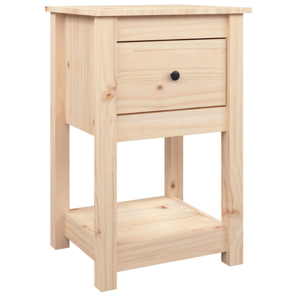 Bedside table 40x35x61.5 cm solid pine wood