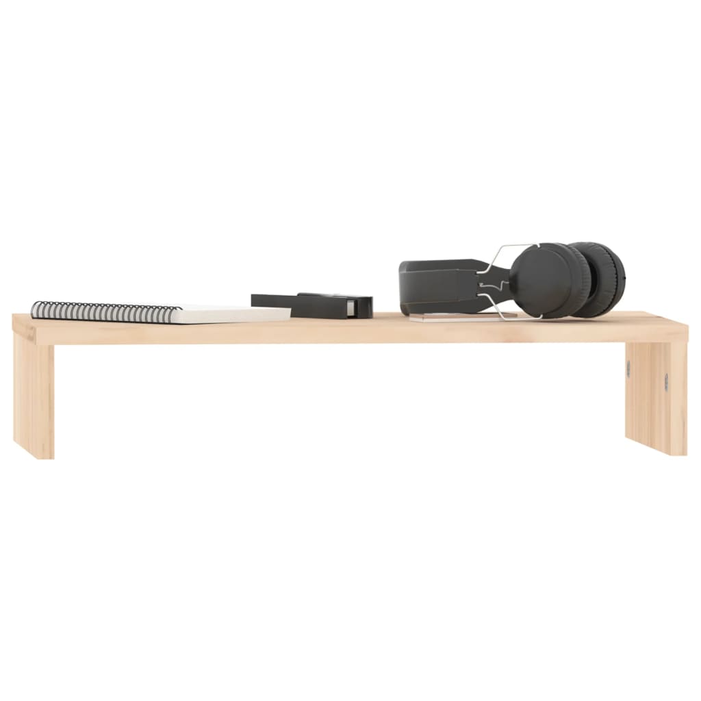 Monitor stand 50x27x10 cm solid pine wood