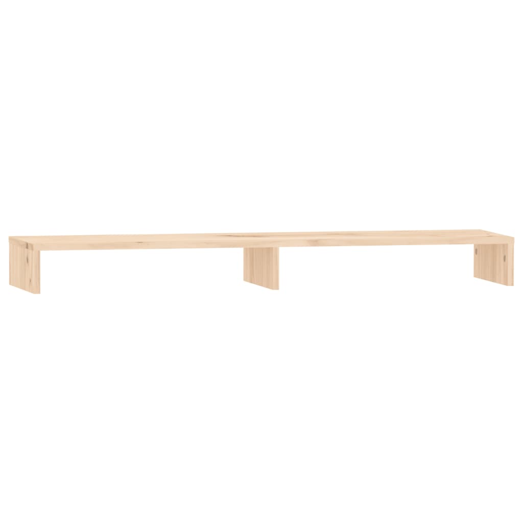 Monitor stand 100x27x10 cm solid pine wood