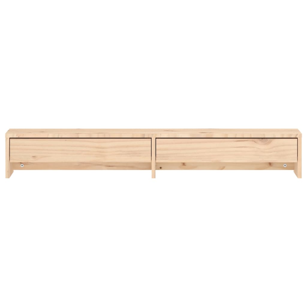 Monitor stand 100x27x15 cm solid pine wood