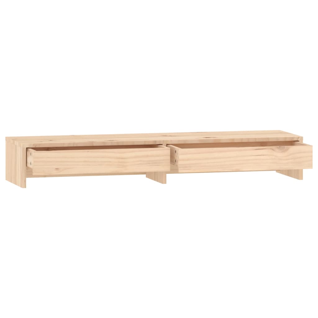 Monitor stand 100x27x15 cm solid pine wood