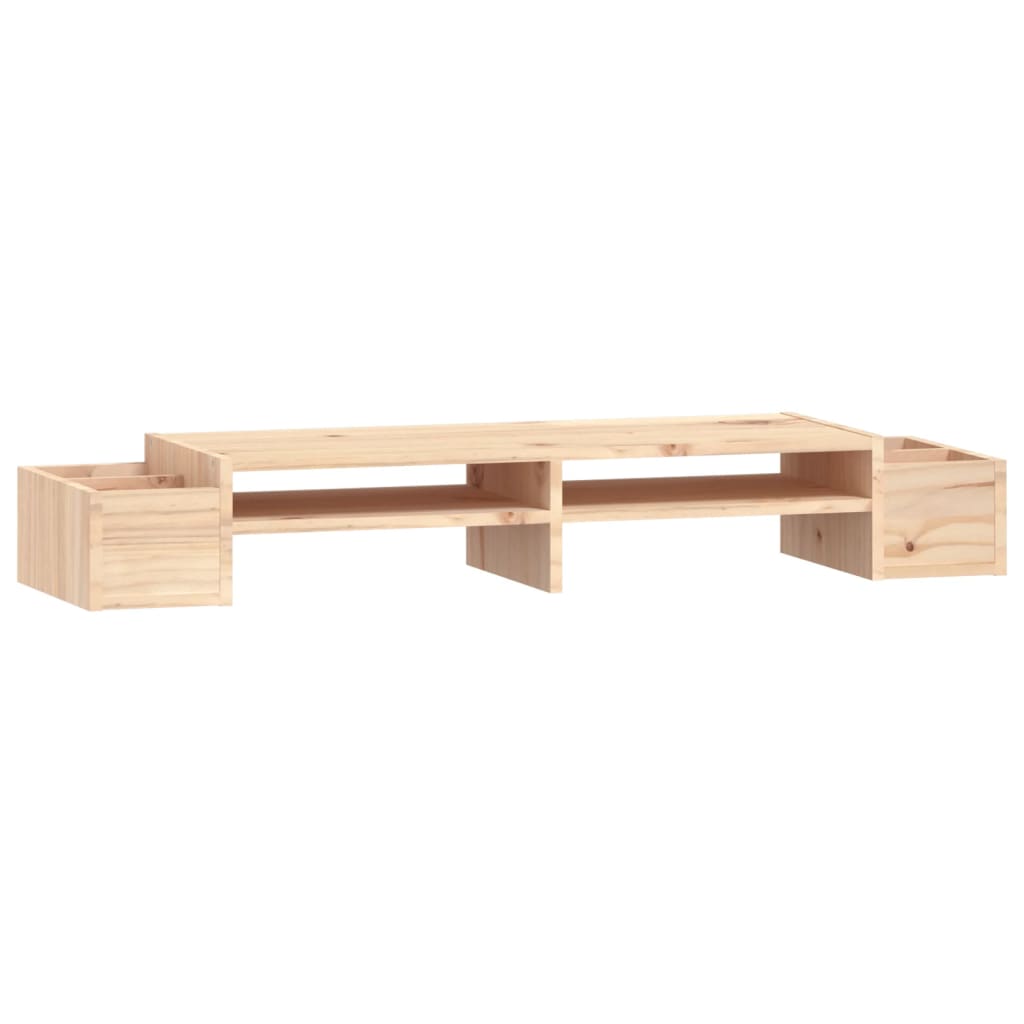 Monitor stand 100x27.5x15 cm solid pine wood