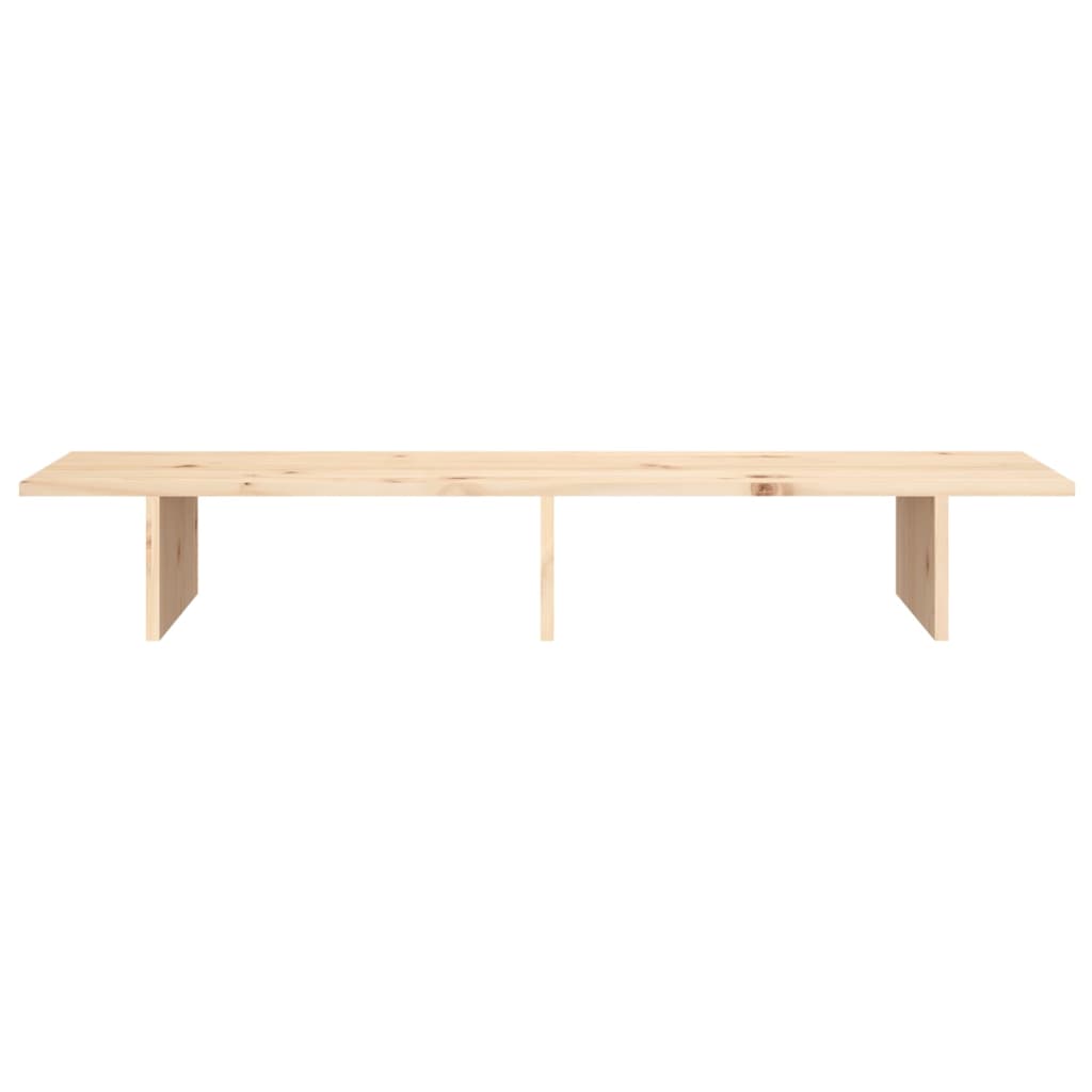 Monitor stand 100x27x15 cm solid pine wood