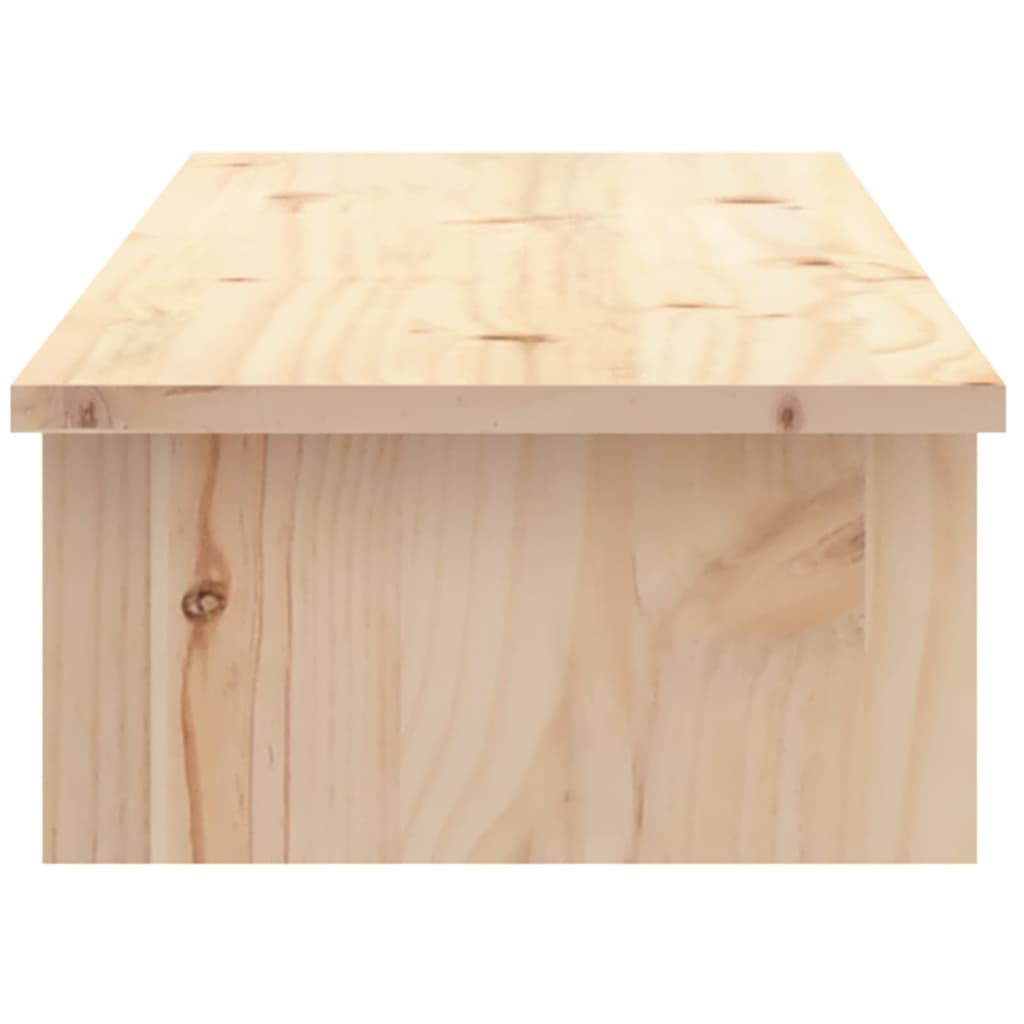 Monitor stand 100x27x15 cm solid pine wood