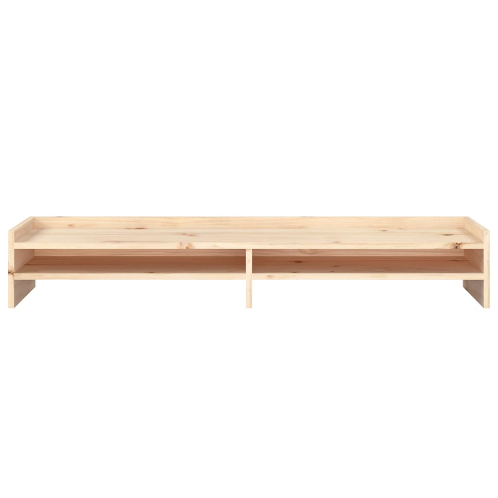 Monitor stand 100x24x16 cm solid pine wood