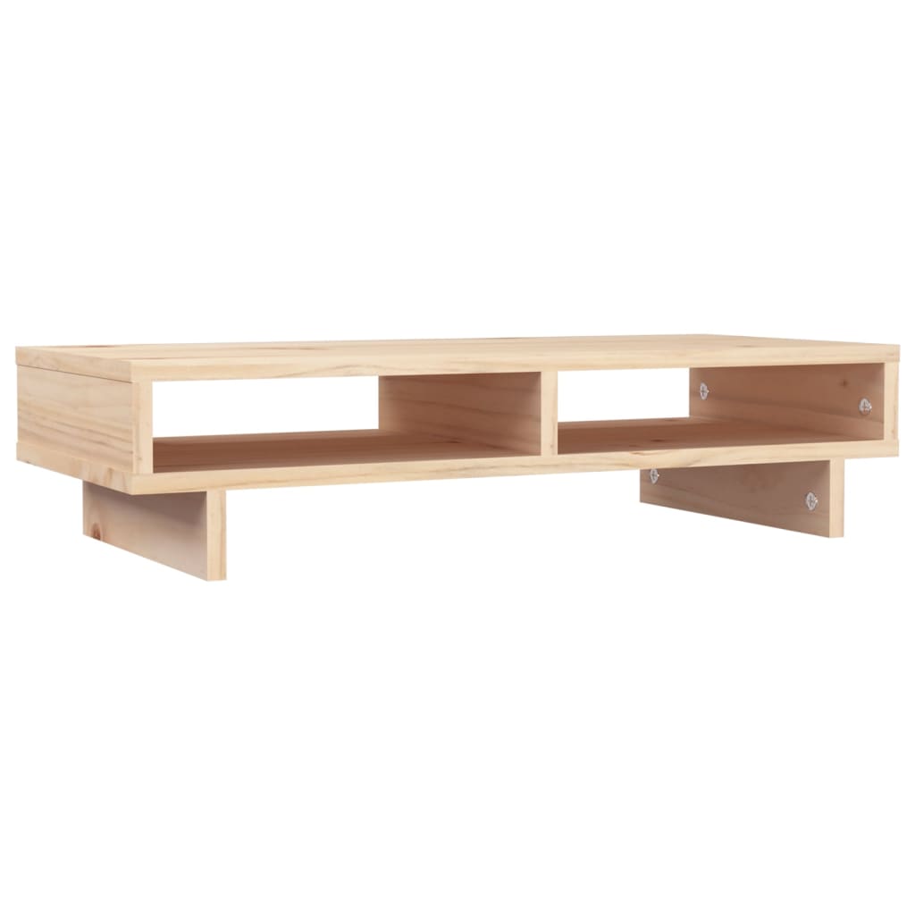 Monitor stand 60x27x14 cm solid pine wood