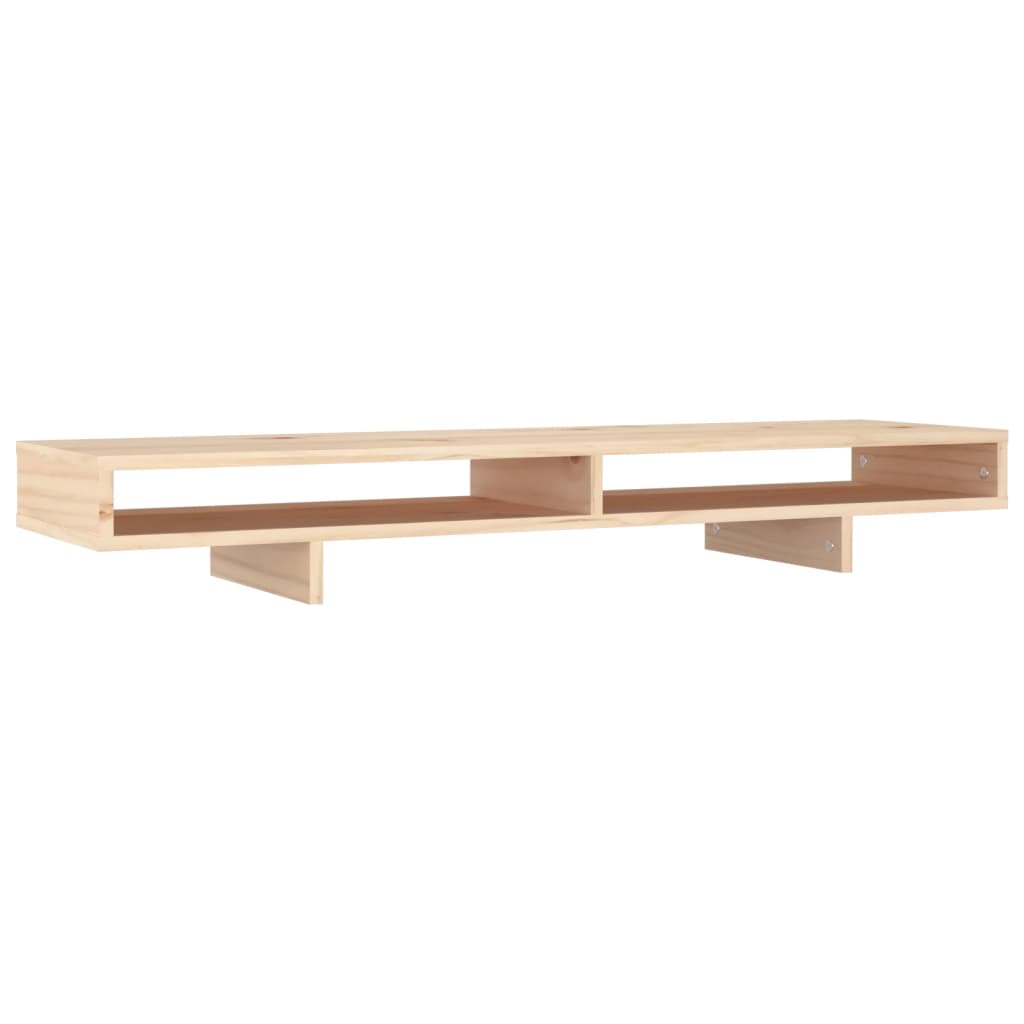 Monitor stand 100x27x14 cm solid pine wood