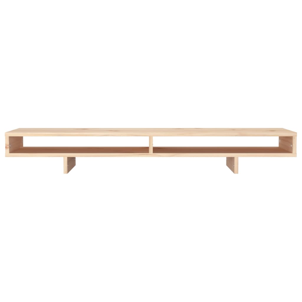 Monitor stand 100x27x14 cm solid pine wood