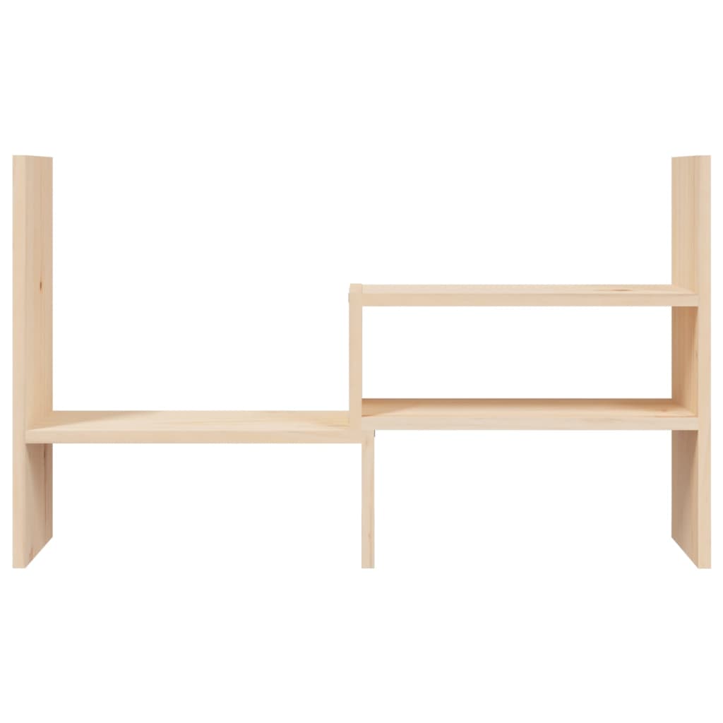 Monitor stand (39-72)x17x43 cm solid pine wood