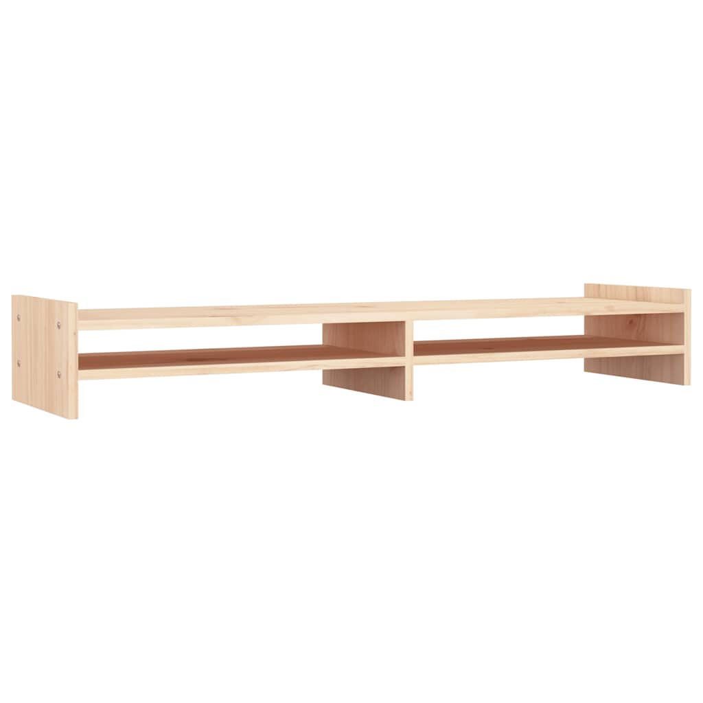 Monitor stand 100x27x15 cm solid pine wood