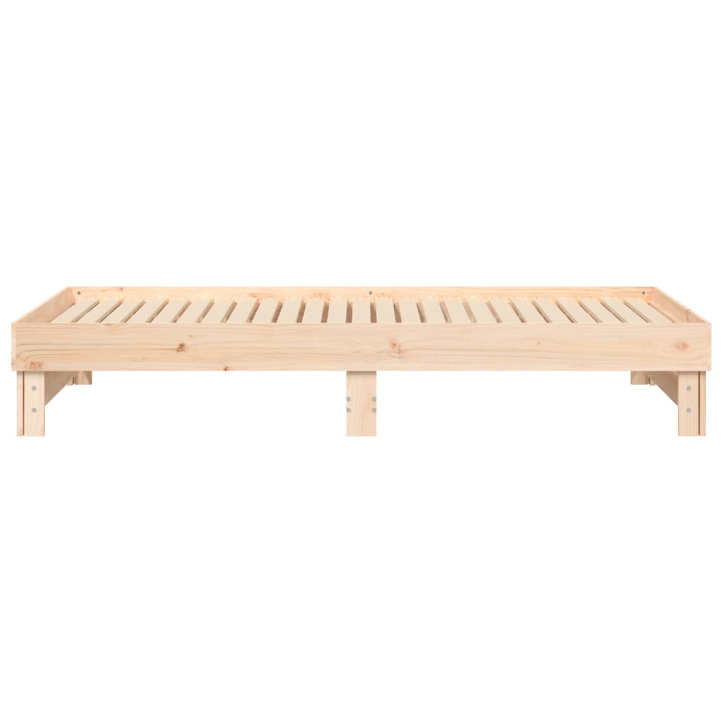 Daybed extendable 2x(90x200) cm solid pine wood