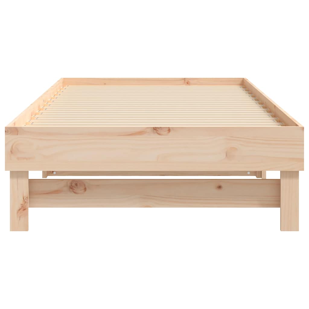 Daybed extendable 2x(90x190) cm solid pine wood