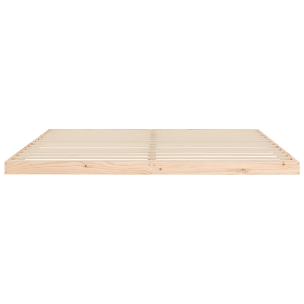 Solid wood bed 200x200 cm pine