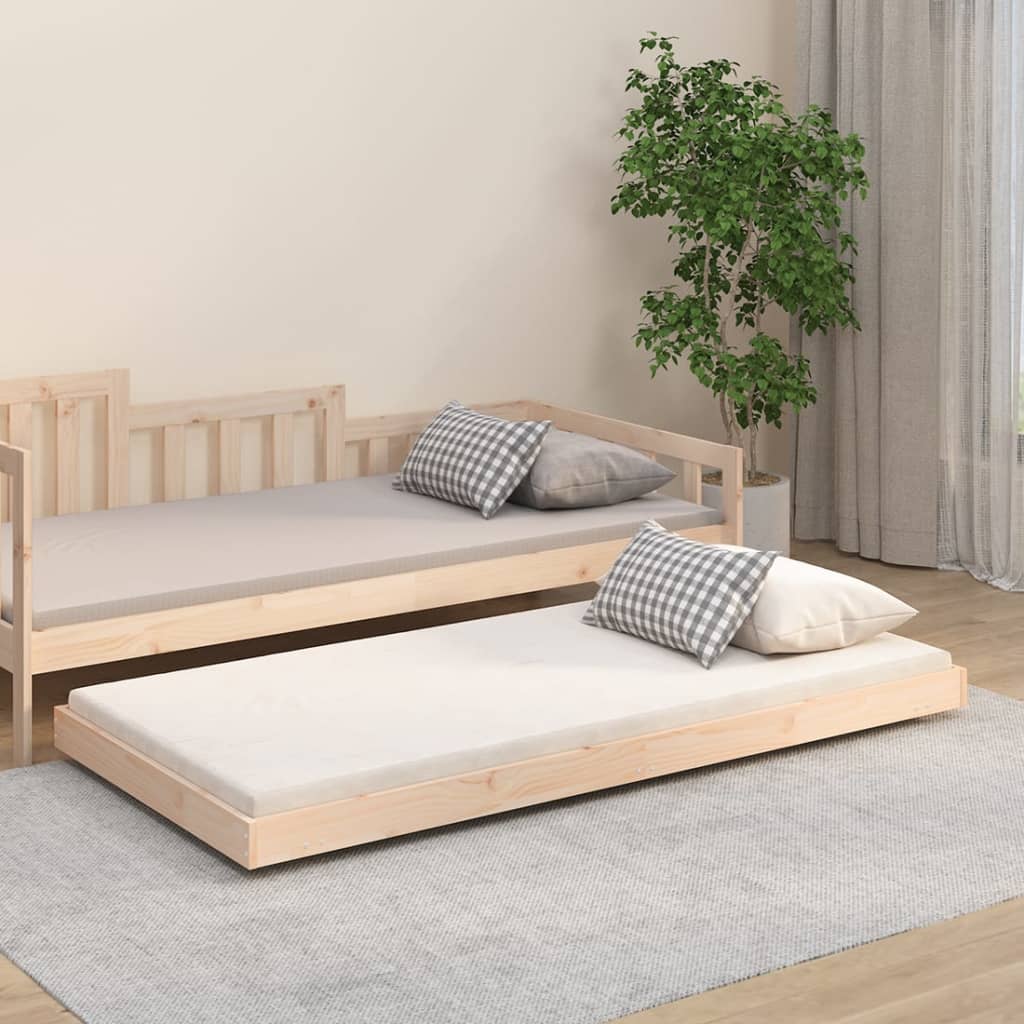 Solid wood bed without mattress 90x190 cm pine