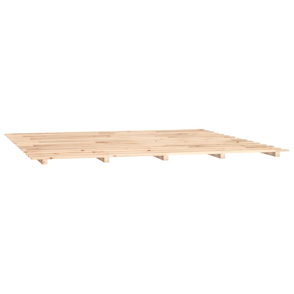 Solid wood bed 200x200 cm pine