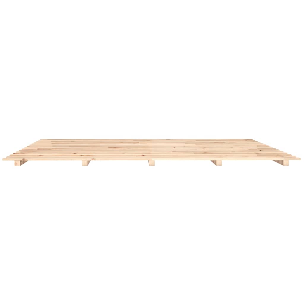 Solid wood bed 200x200 cm pine