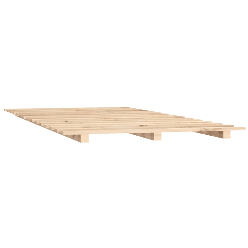 Solid wood bed 140x190 cm pine