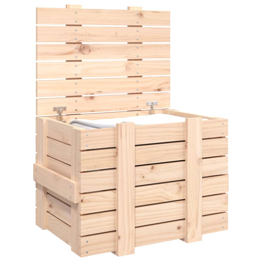 Chest 58x40.5x42 cm solid pine wood