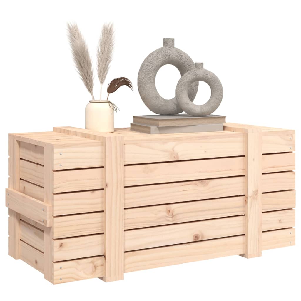 Chest 91x40.5x42 cm solid pine wood