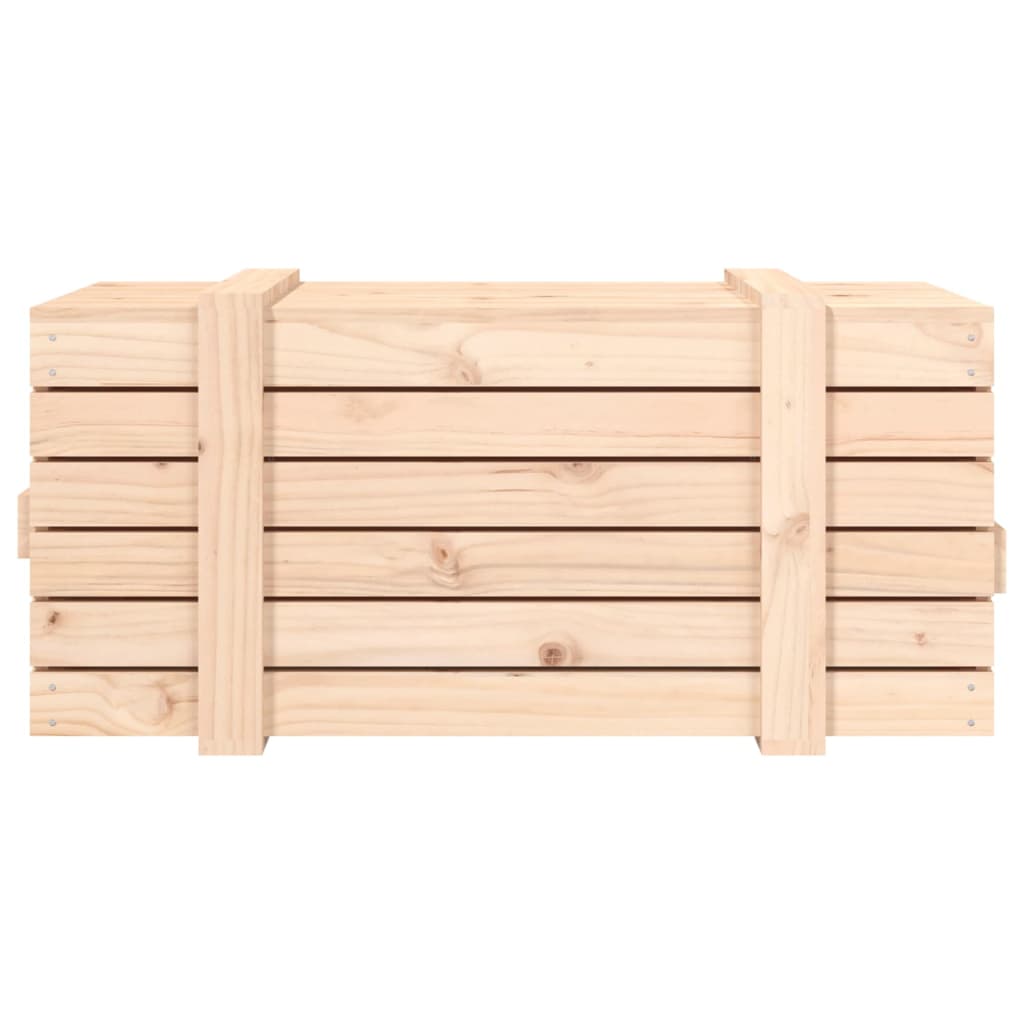 Chest 91x40.5x42 cm solid pine wood