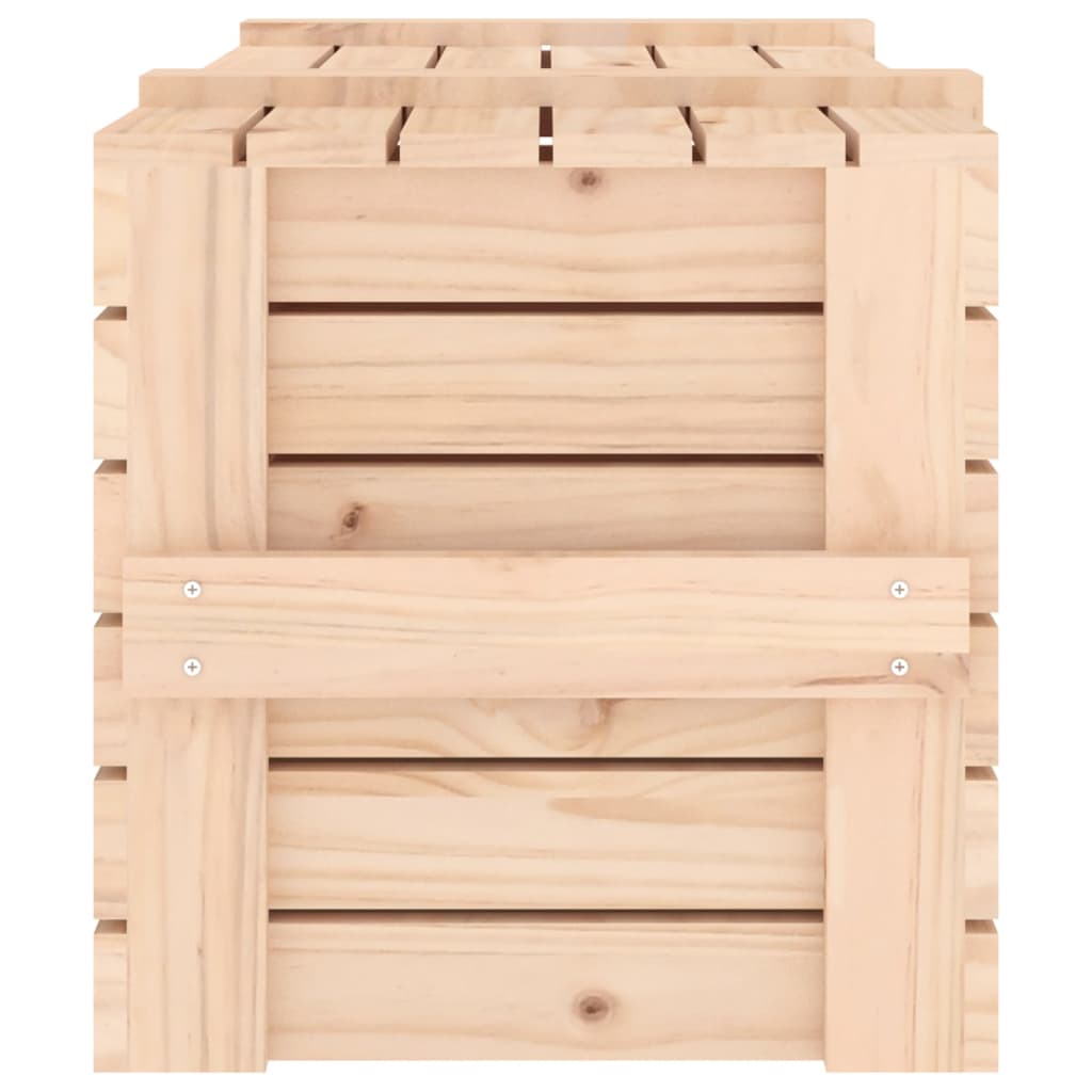 Chest 91x40.5x42 cm solid pine wood