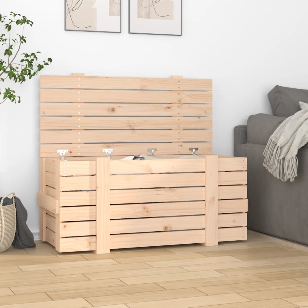 Chest 91x40.5x42 cm solid pine wood