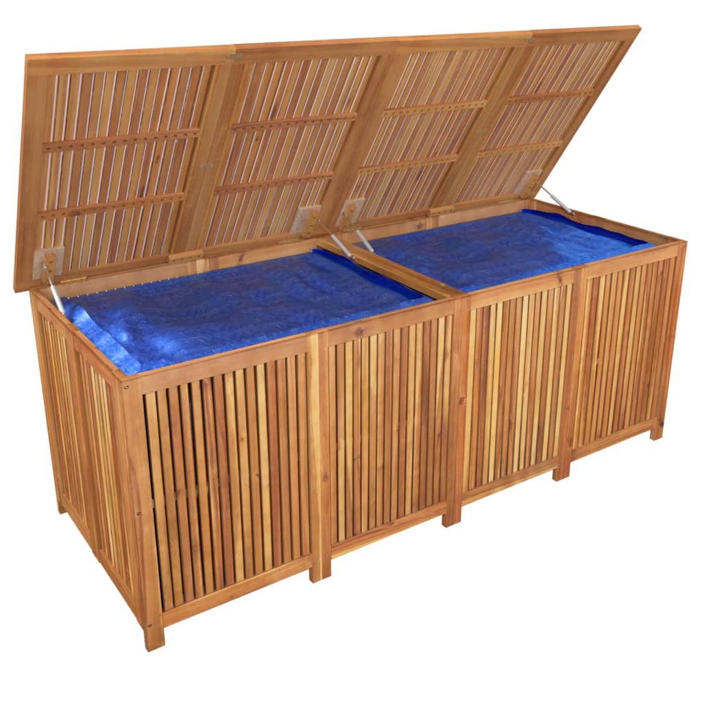 Gartenbox 200x80x75 cm Massivholz Akazie