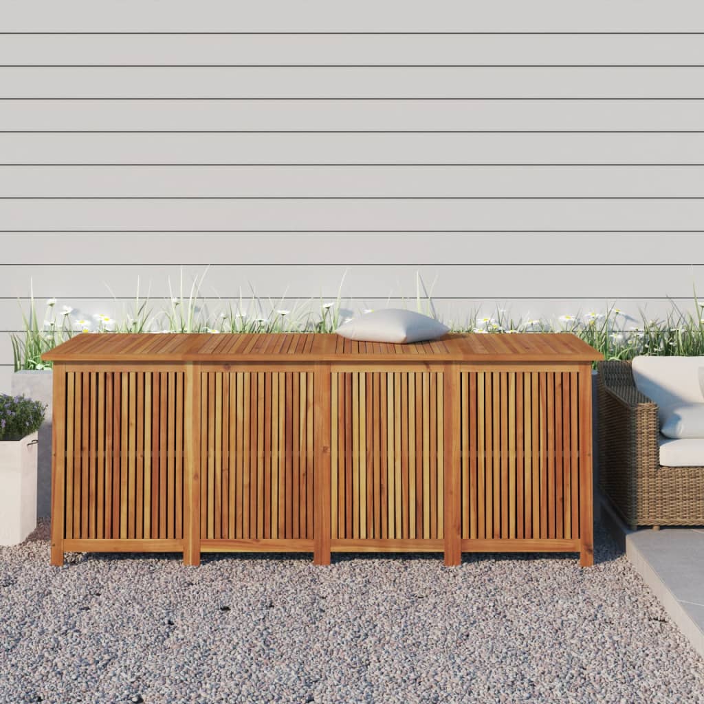 Gartenbox 200x80x75 cm Massivholz Akazie