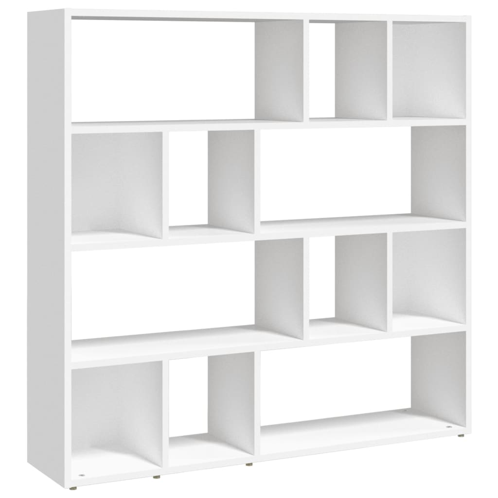 Bookshelf/Room Divider White 105x24x102 cm