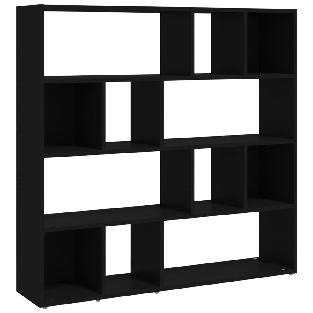 Bookshelf/Room Divider Black 105x24x102 cm