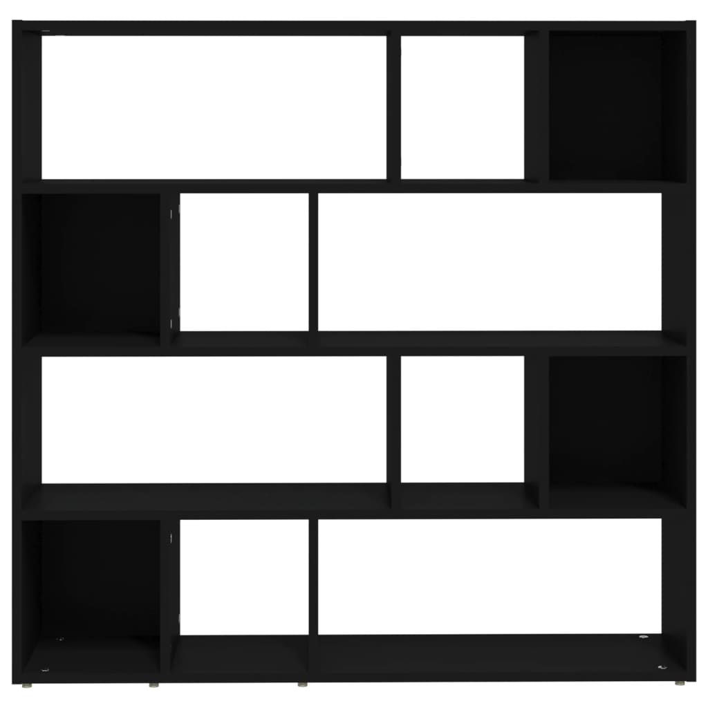 Bookshelf/Room Divider Black 105x24x102 cm