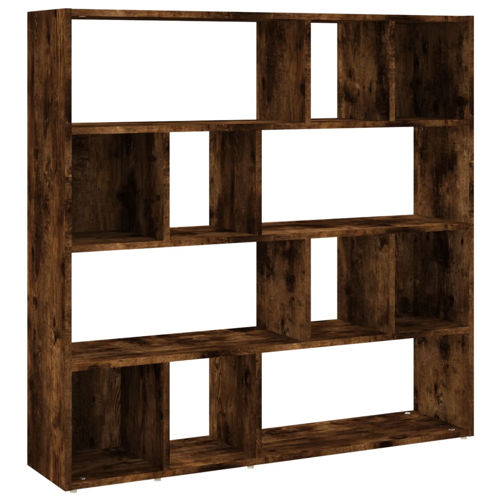 Bookshelf/Room Divider Smoked Oak 105x24x102 cm