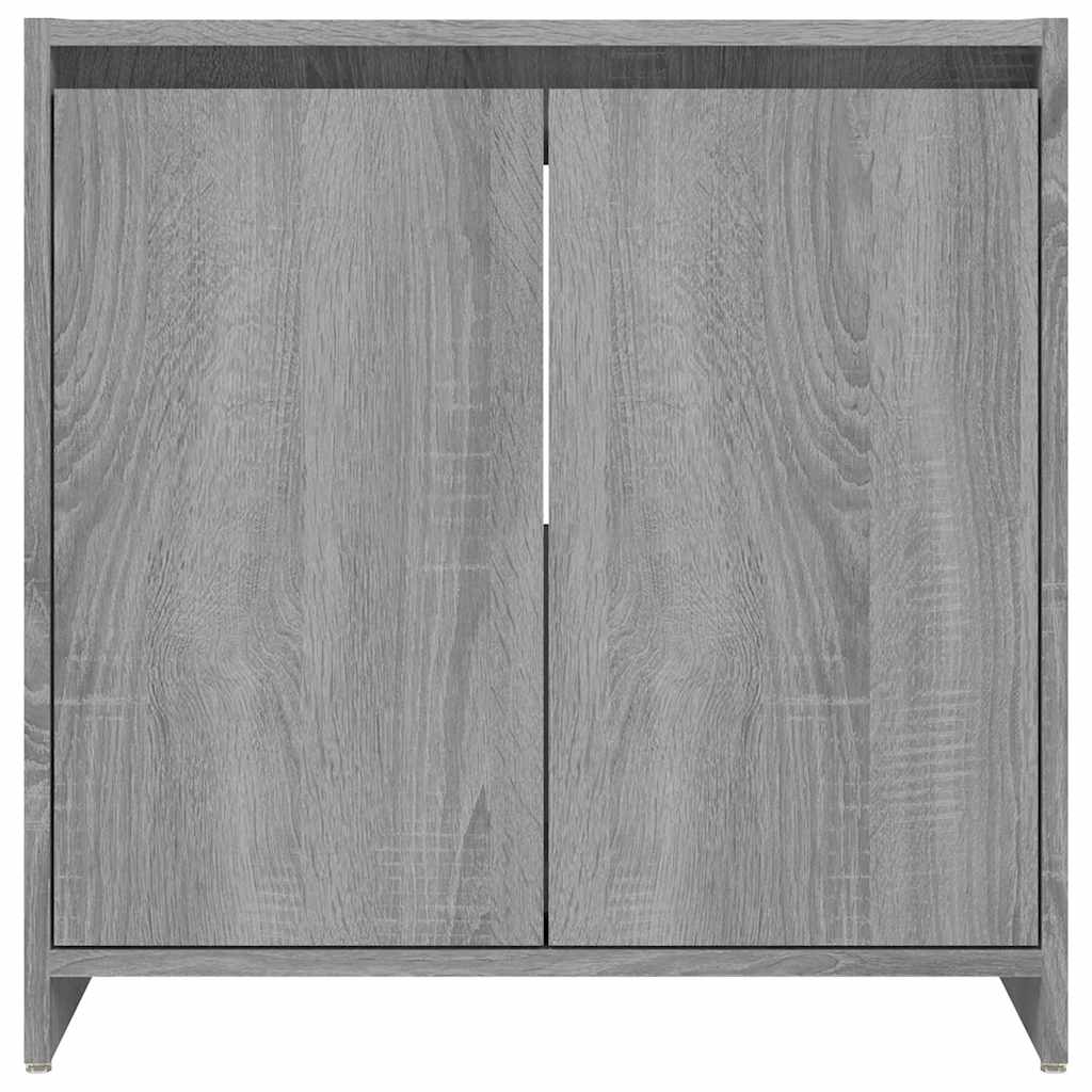 Bathroom cabinet gray Sonoma 60x33x61 cm made of wood