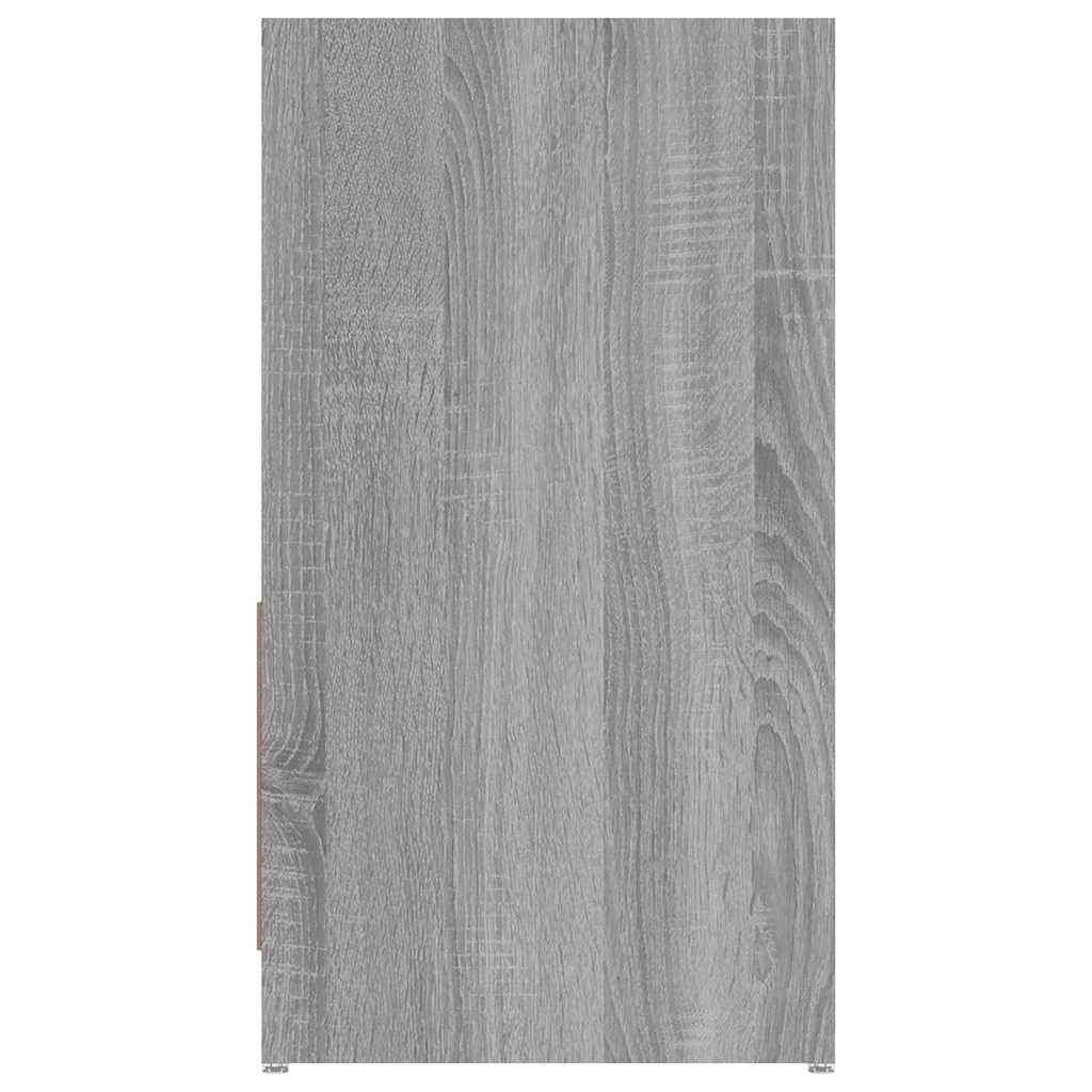 Bathroom cabinet gray Sonoma 60x33x61 cm made of wood