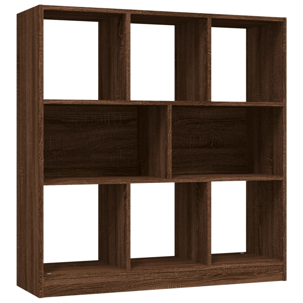 Bücherregal Braun Eichen-Optik 97,5x29,5x100 cm Holzwerkstoff