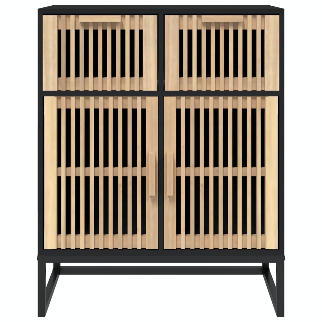 Sideboard Schwarz 60x30x75 cm Holzwerkstoff