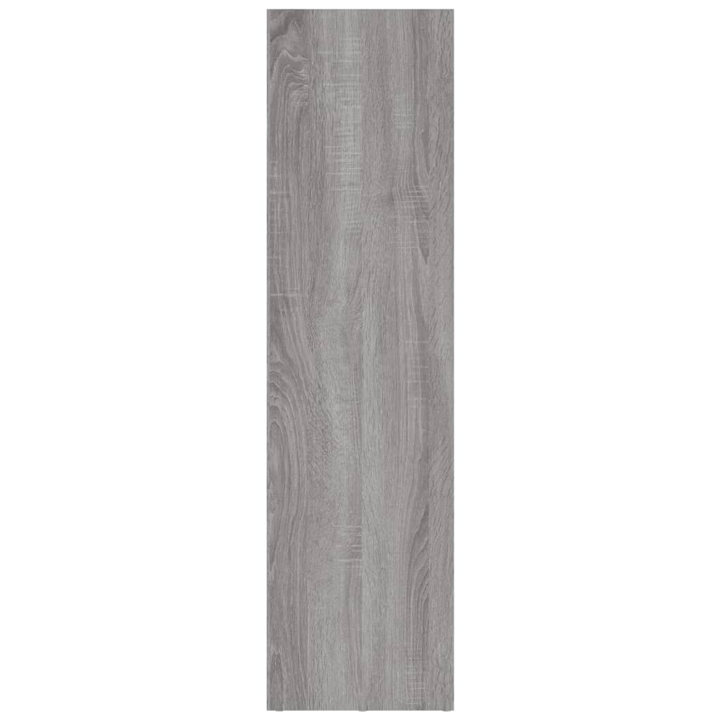 Bücherschrank/TV-Schrank Grau Sonoma 36x30x114 cm Holzwerkstoff