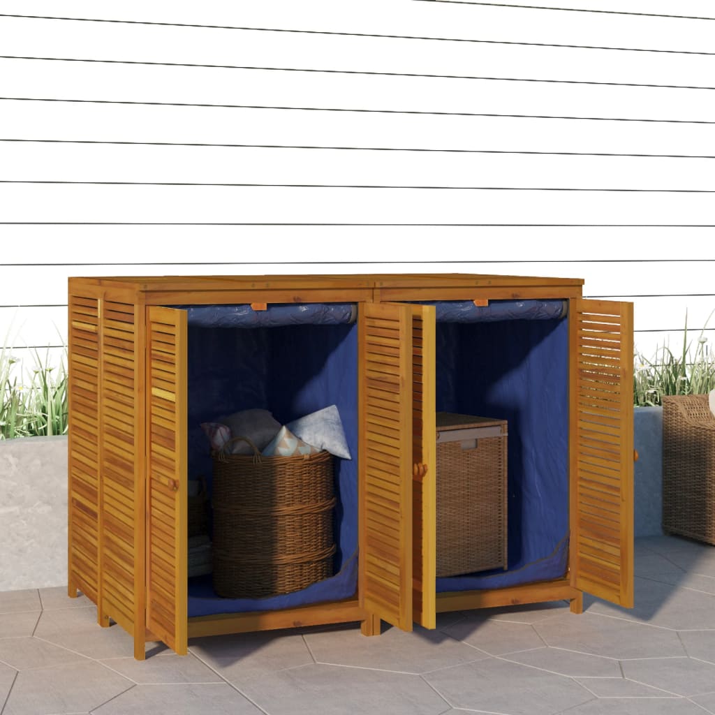 Gartenbox 140x87x104 cm Massivholz Akazie