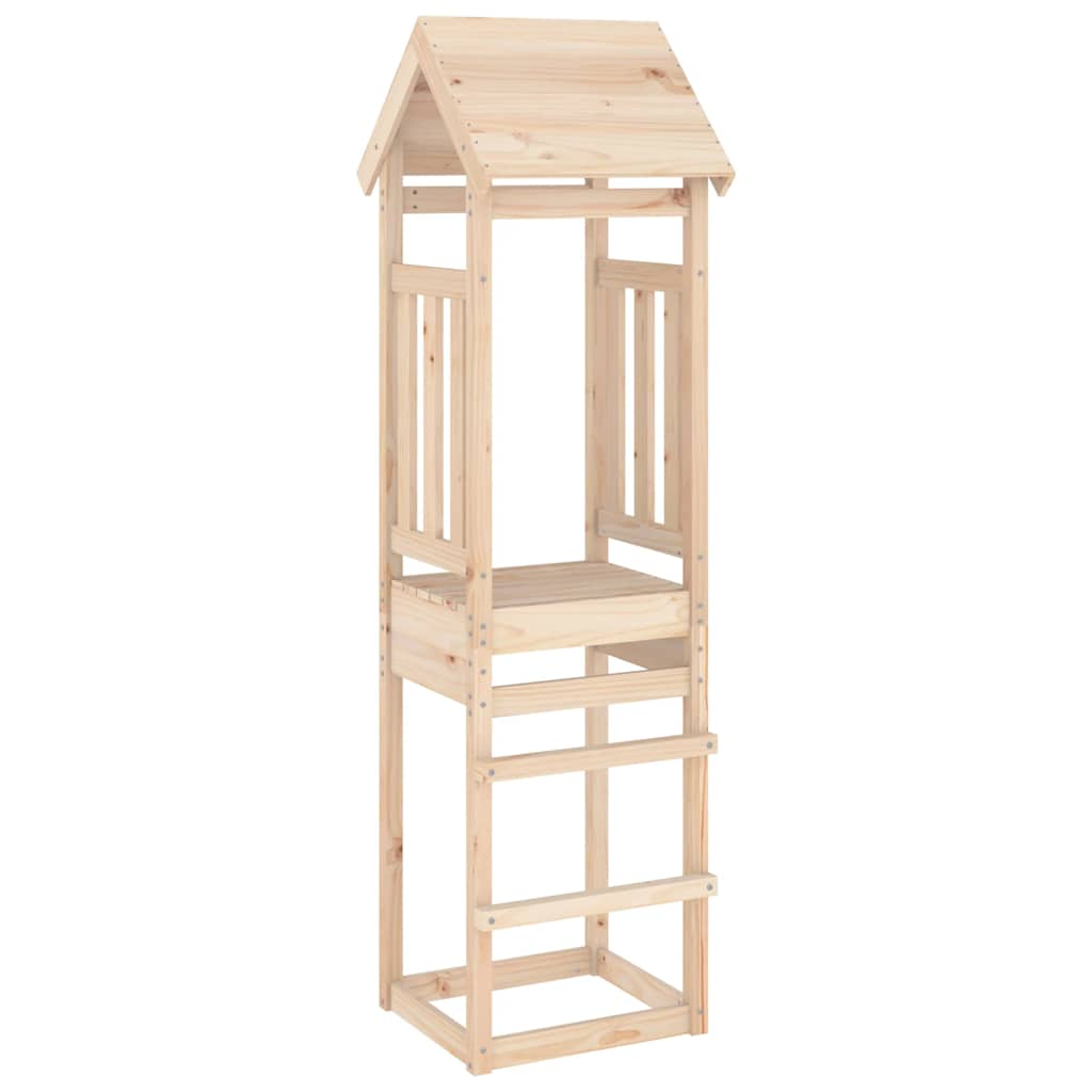 Play tower 52.5x46.5x206.5 cm solid pine wood