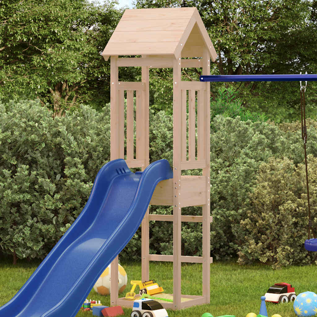 Play tower 52.5x46.5x206.5 cm solid pine wood