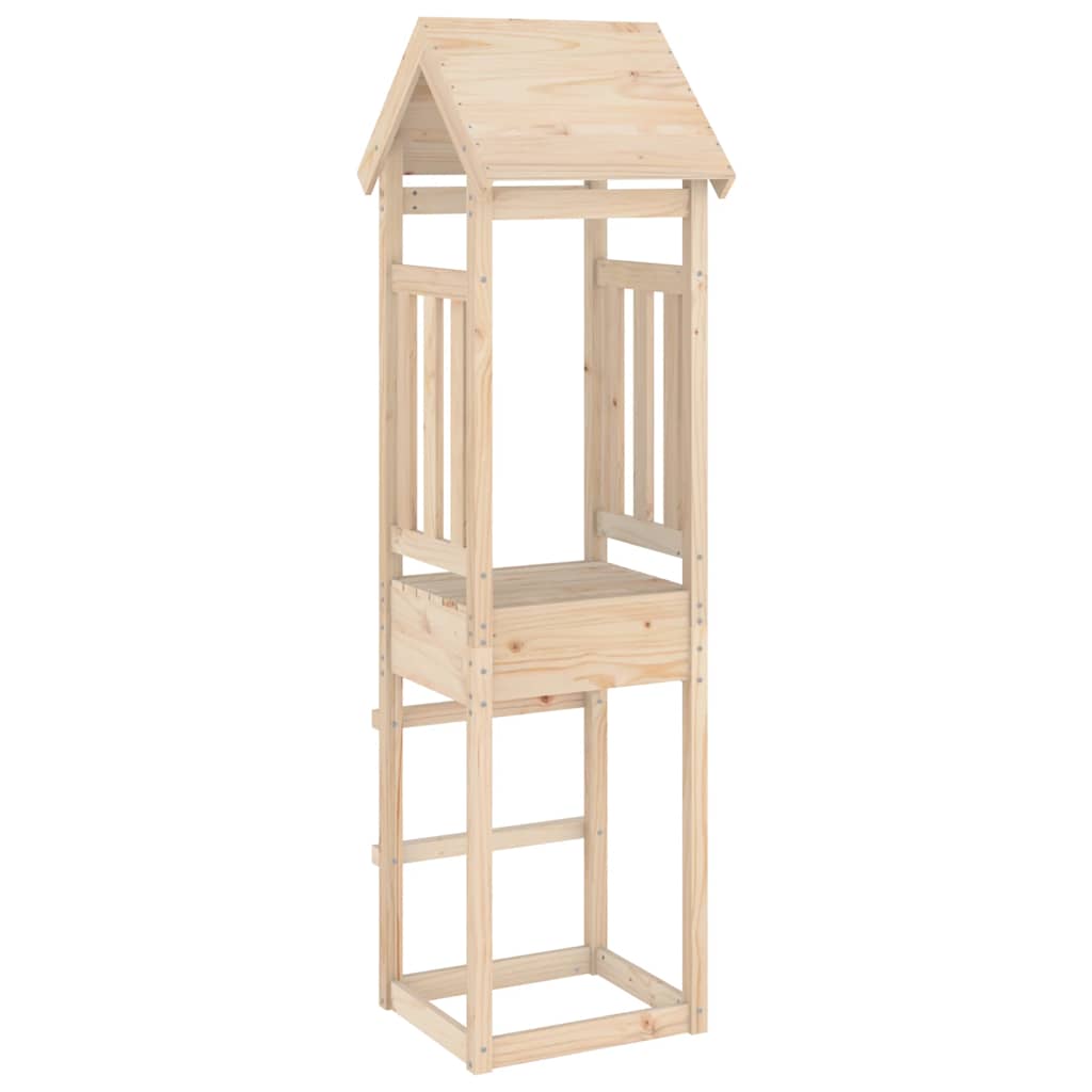 Play tower 52.5x46.5x206.5 cm solid pine wood