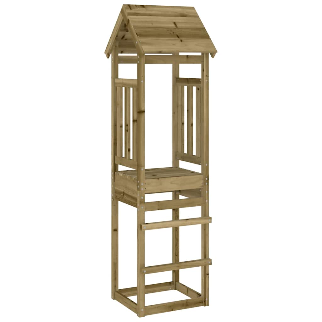 Play tower 52.5x46.5x206.5 cm pinewood impregnated