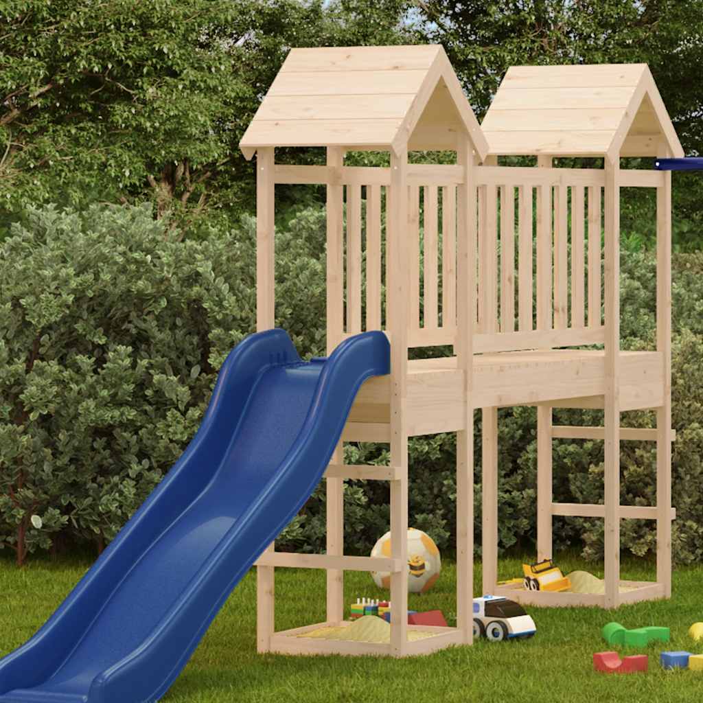 Play tower 53x46.5x194 cm solid pine wood