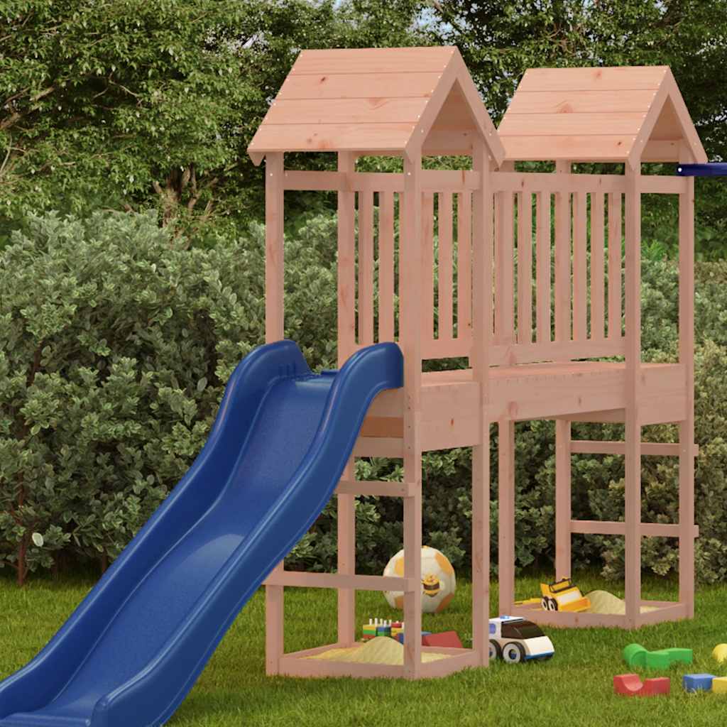 Play tower 53x46.5x194 cm solid wood Douglas fir