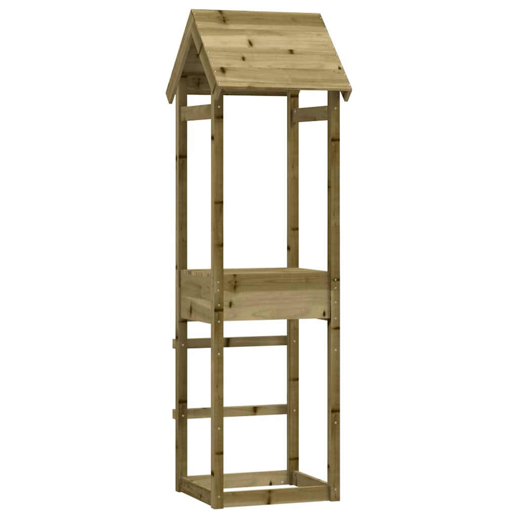 Play tower 53x46.5x194 cm pinewood impregnated